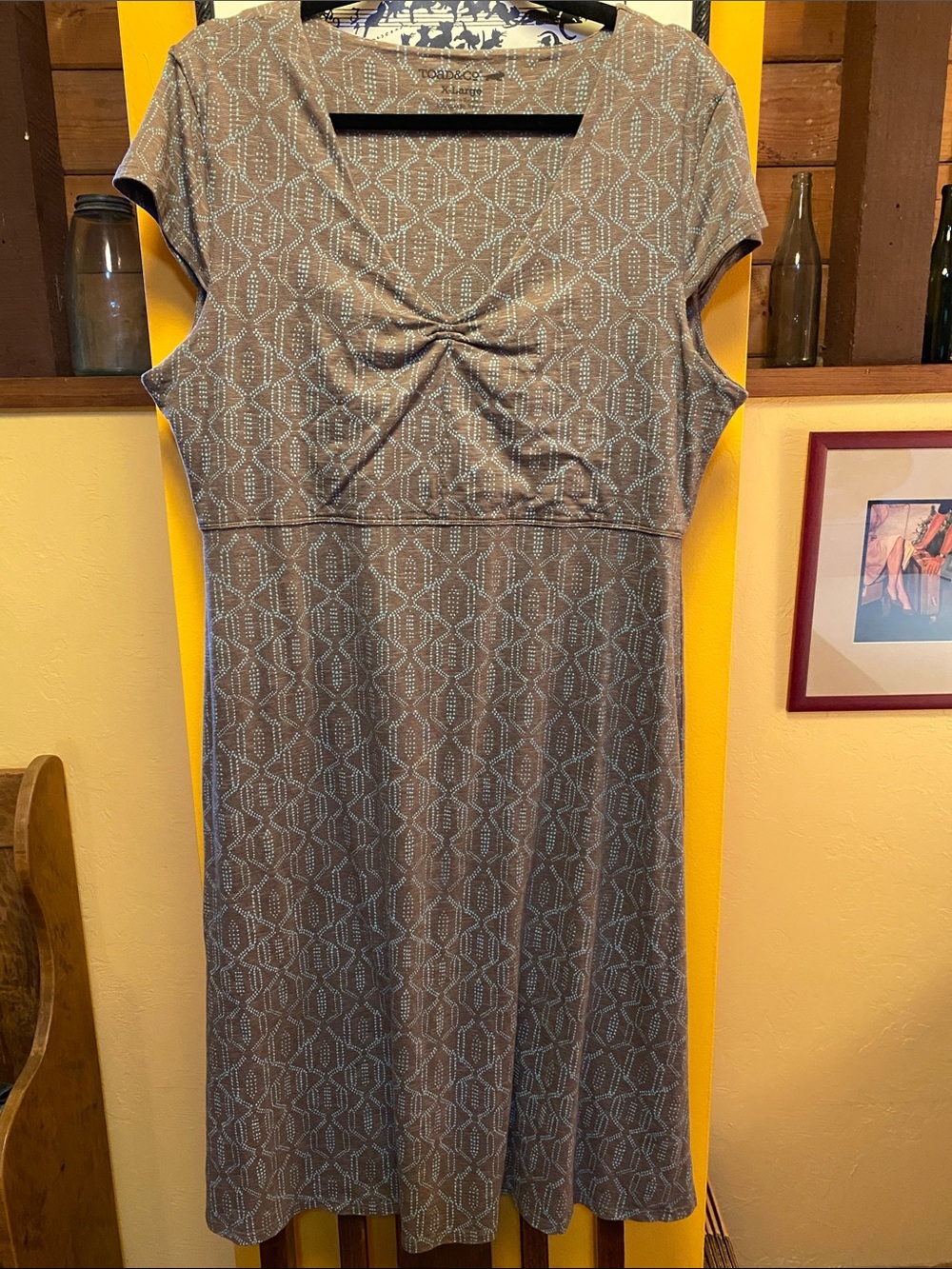 Toad & Co Organic Cotton A-line Midi Dress